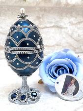1981 Faberge egg + Silver Commemorative coin + Princess of Wales Silver Tiara picture