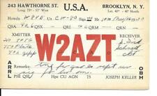 QSL  1930 Brooklyn NY   radio card    picture