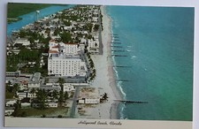 VTG 1964 CONTINENTAL PC AERIAL HOLLYWOOD BEACH FL A LOT HAS CHANGED NOS MINT * picture