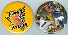 (2) 2006 Pittsburgh Steelers Pins 3 inches Ben Roethlisberger & Willie Parker picture
