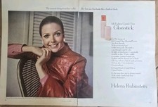 1970 Helena Rubinstein Glowstick Cosmetic Cosindas Portrait Vintage Ad picture