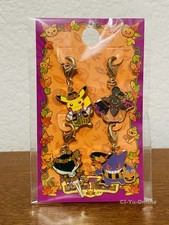 Pokemon Pikachu Pumpkin Gengar Calyrex Pumpkaboo Keychains Metal Charm Halloween picture