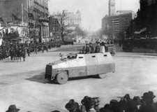 Armoured Cars Of The National Guard In New York City 1917 Old Photo picture
