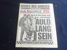 1998 MAY 14 NEW YORK POST NEWSPAPER - SEINFELD AIRS LAST TV EPISODE - NP 5660 picture