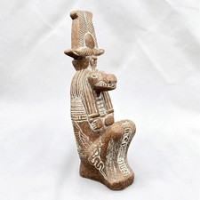 Ancient Egyptian Pharaonic Sobek Statue Rare Unique Antique Mythology God BC picture
