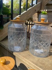 Vintage Glass Storage Decor Jar picture