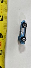 Vintage Blue Miniature Race Car Toy picture