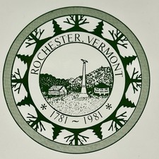 Rochester Vermont Town Seal Trivet 6
