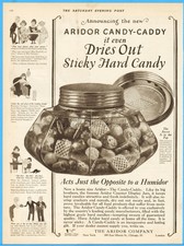 1923 Aridor Co Chicago Illinois Hard Candy Caddy Vintage 1920s Magazine Ad picture