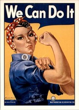 1992 Pacific World War 2 WWII Collector Card *WE CAN DO IT* Card No. 100 picture
