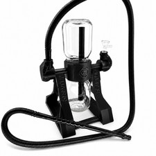 360° Rotating Gravity Reactor Hookah Dual Glass Chamber Bong Water Pipe picture