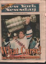 New York Newsday June 15 1994 Rangers Stanley Cup Mark Messier 090320AME picture