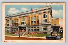 Louisville KY-Kentucky, Service Club, Antique Vintage Souvenir Postcard picture