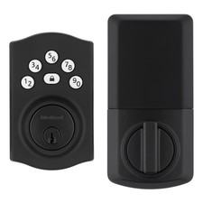 Kwikset Powerbolt 240 5-Button Keypad Matte Black Traditional Electronic Dead... picture