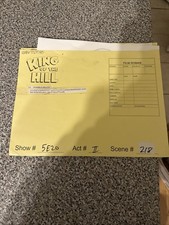 Orig KING OF THE HILL ANIMATION PENCIL DRAWN PRODUCTION ART 5 DRAWING AND FOLDER picture