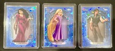 2024 Topps Chrome Sapphire Disney Rapunzel Tangled 3 card Tangled Characters picture