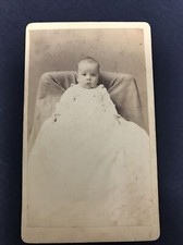 Vintage Baby Photo, B&W, F.D. Lewis No. 9 Wall Street Kingston NY, Over Crosby’s picture