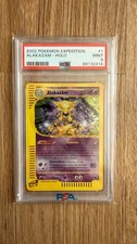 Pokemon Expedition 200 #1 Alakazam Holo Simsala PSA 9 picture