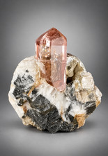 Natural Topaz crystal on matrix specimen from Katlang Mardan, kpk, Pakistan picture