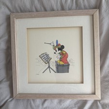 Rare DISNEY Treasures THE BAND CONCERT 1935 Engraved Etch w/COA Framed PRINT 11