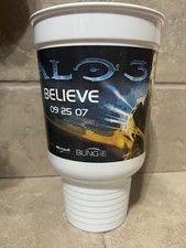 Burger King HALO 3 Believe Promotional Plastic Cup 42oz Very RARE 2007 picture
