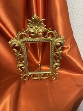 Vintage Ornate Brass Easel Back Picture Frame Baroque Rococo Design #118  picture