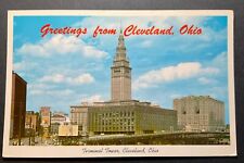 Cleveland Ohio OH Postcard K-19 Terminal Group Skyscraper Fifty-two Stories picture