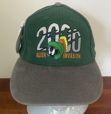 Marvin The Martian Cap Alien Invasion Looney Tunes Top Heavy NWT Vintage 1999 picture