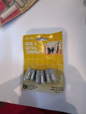 Bradshaw International Size 8 Metal Sewing Thimbles Set of 3 (Item No. MI1506) picture