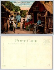 Typical Mexican Home Family Children I L Eno Postcard picture