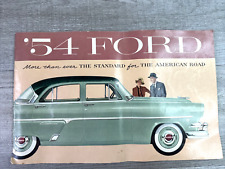 Vintage 1954 Ford Original Dealership Car Sales Brochure picture