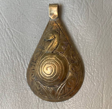 Viking Ancient Amulet Bronze Antique Rare Pendant Vintage Necklace Extremely Art picture