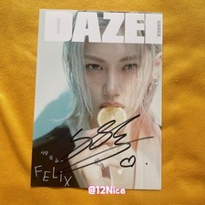STRAY KIDS Felix Autographed Signed Photo 4*6 K-POP 2026 #Nice picture