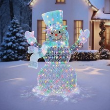 Member's Mark 5' Pre-Lit Color Changing Snowman picture