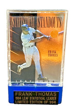 FRANK THOMAS 1994 Leaf Statistical Standouts Lightly Signed Card 111/994 SOX picture