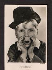 c1940s Child Actor Real Photo RPPC Postcard Jackie Cooper Unused picture