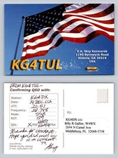 Ham Radio QSL QSO Postcard KG4TUL, Atlanta, GA, USA picture