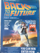 1985 Vintage Back to the Future Promo Movie Theater Poster  27” x 19” picture