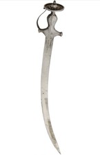 Antique Tulwar Sword Pirates Of The Caribbean Movie Prop With COA picture