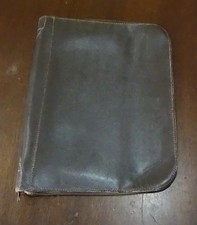  STEIN BROS. MFG, CO Vintage Zip Around Genuine Leather Envelope Portfolio picture