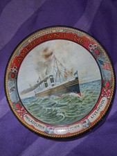 Circa 1910 American Cruise Line Tip Tray, Philadelphia, Queenstown, Liverpool picture