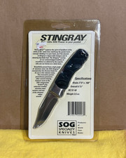 SOG Vintage Seki-Japan Blade S6 Stingray Lockback Knife Brand New SEALED picture
