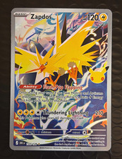 Zapdos 133/128 30th Celebrations Ultra Rare Full Art Pokemon Card picture