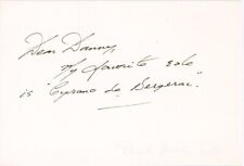 Derek Jacobi Hand Written Note (Not Signed) picture