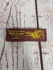 Rare 1987 Case XX 5165SAB Stag Wild Turkey Folding Hunter KnifeIngood condition picture