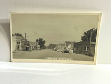 Paxton Nebraska Street Scene Real Photo RPPC Postcard Divided Back picture