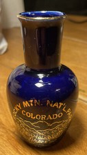 Vintage Souvenir Rocky Mtn. Nat’l Park Vase Made in Japan picture