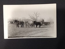 RPPC Horse Drawn Wagon - Early 1900's Unposted NOS picture