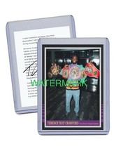Terence Crawford Card Custom Canelo Alvarez Undisputed Champion Sketch Art picture