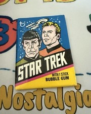 1976 STAR TREK UNOPENED CARD WAX PACK TOPPS Sealed Great Shape picture